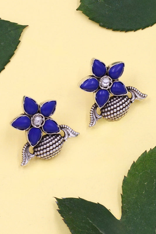 Floral Hydro Stone Earrings 
