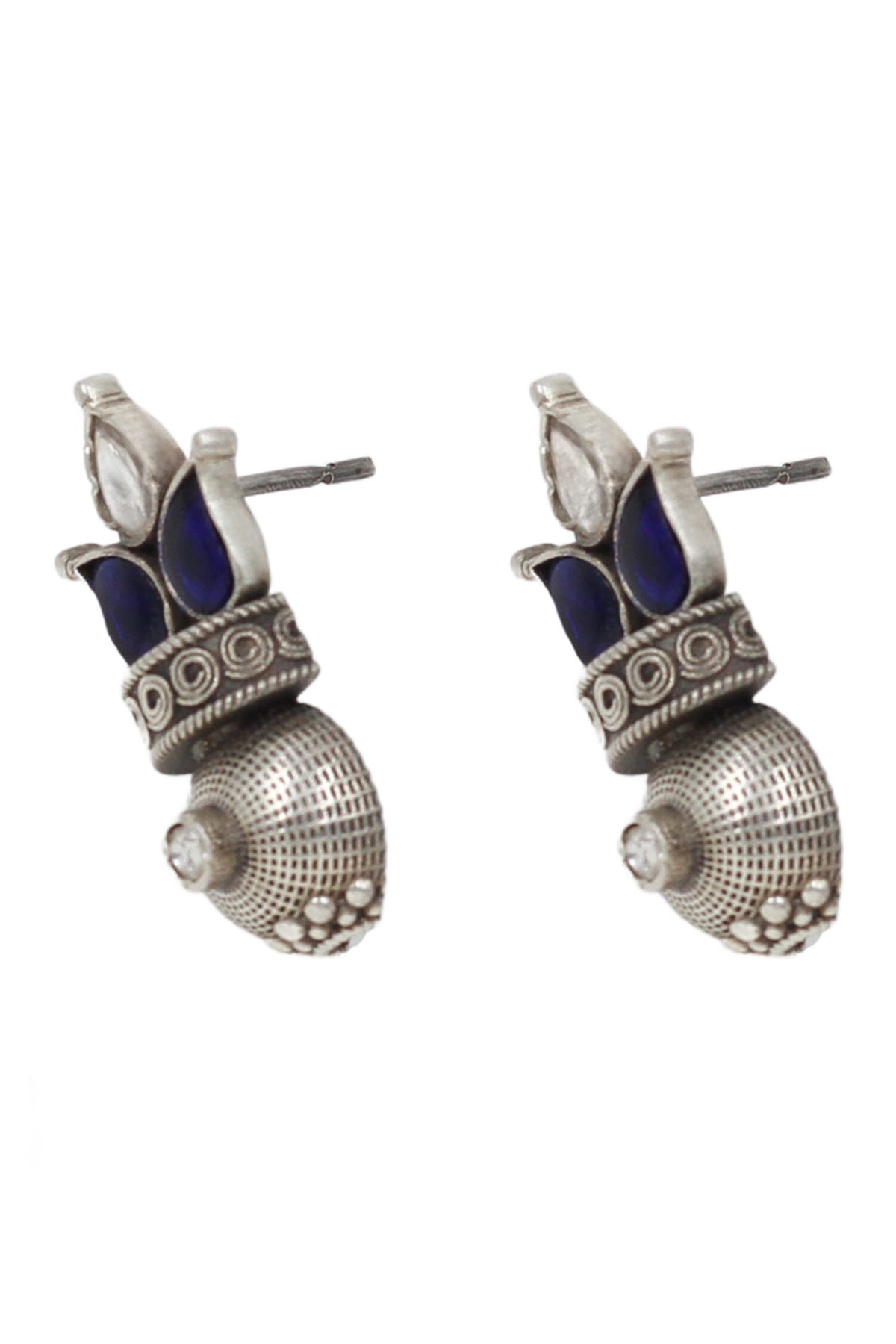 Geometric Hydro Stone Earrings 