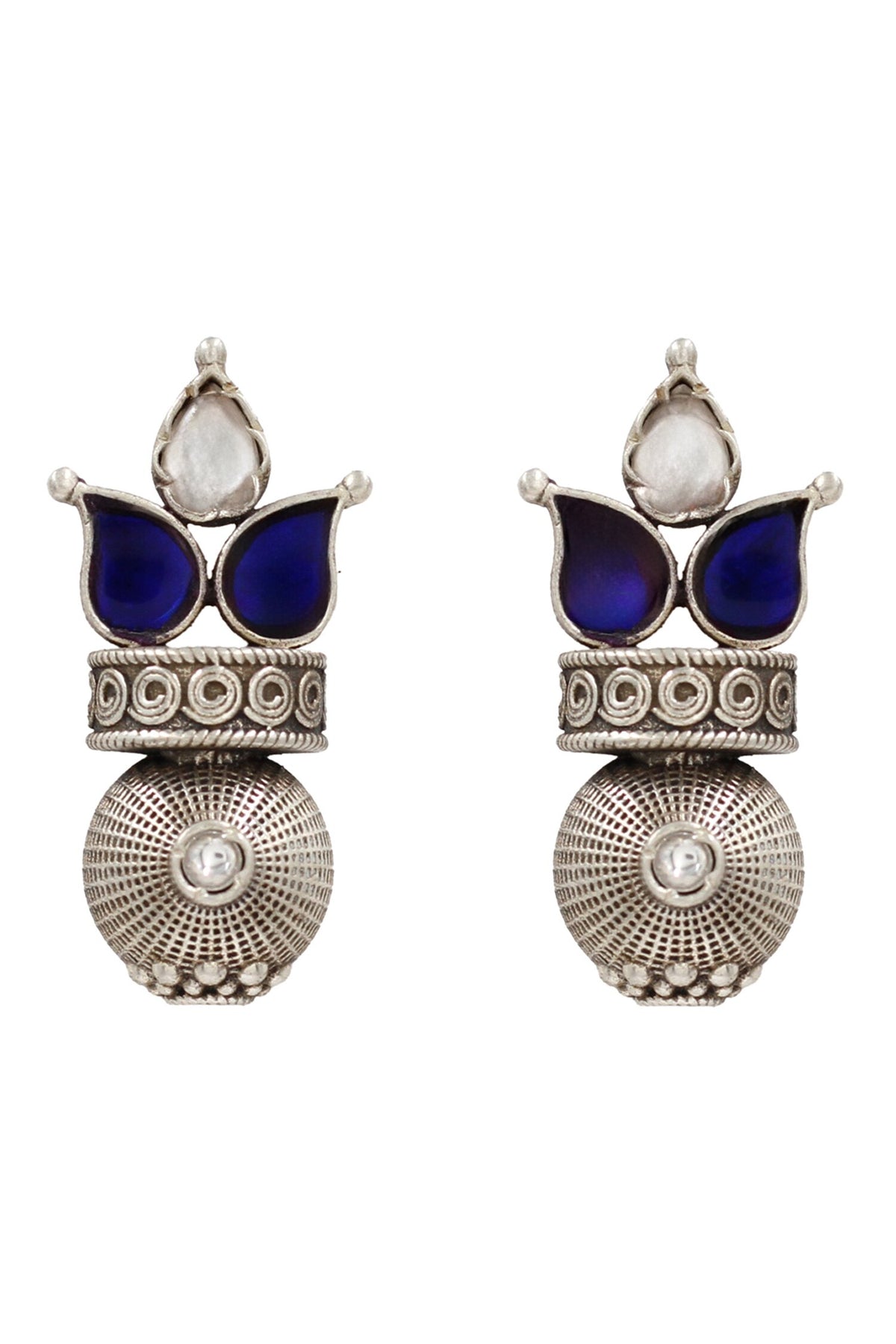 Geometric Hydro Stone Earrings 