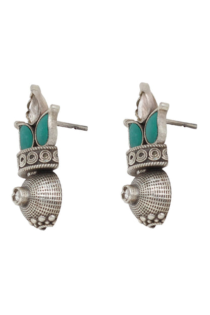 Paisley Hydro Stone Studded Earrings 