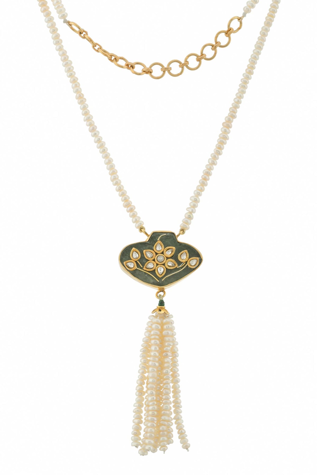 Tassel Embellished Pendant Necklace 