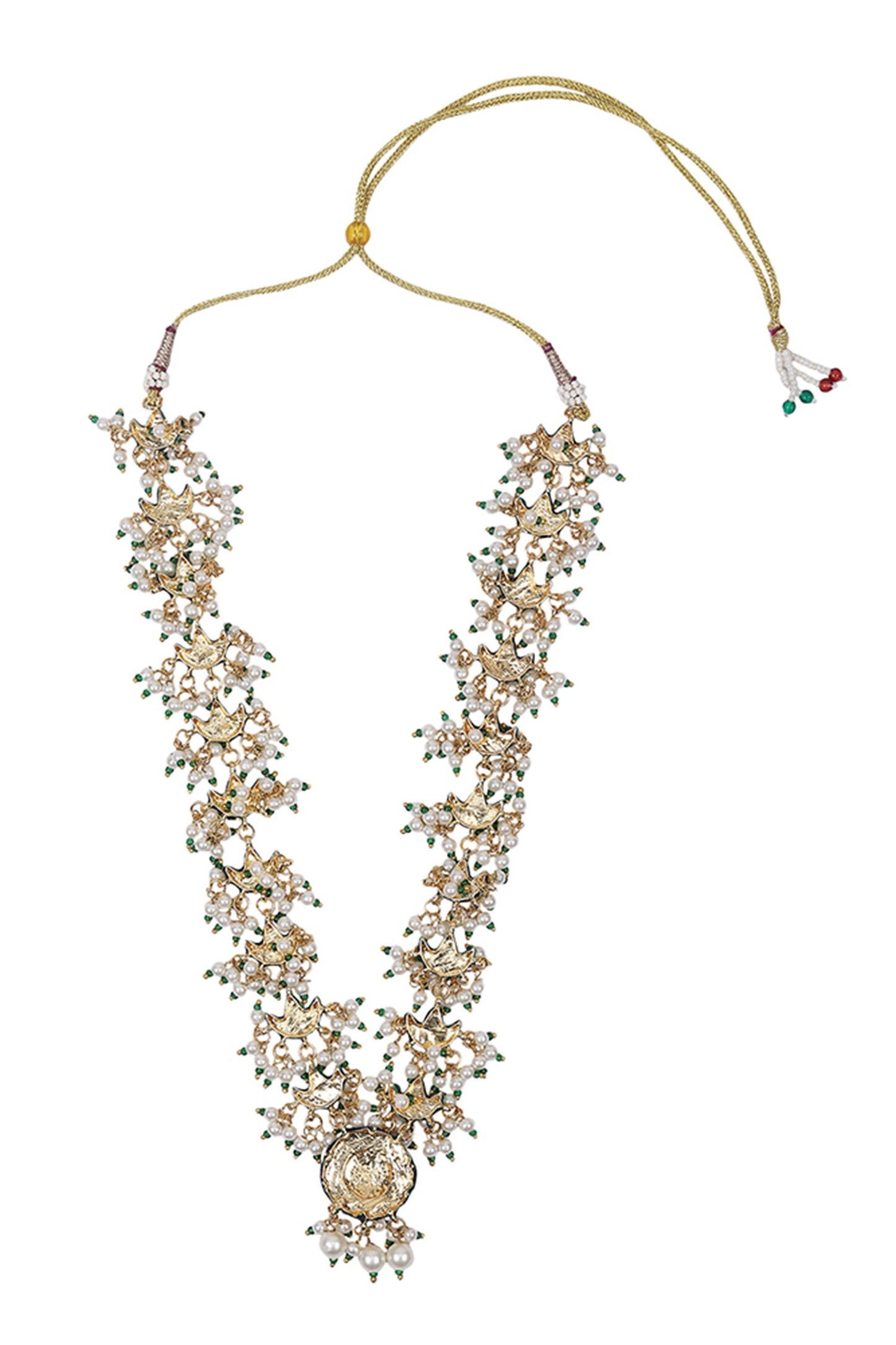 Kundan Bead Embellished Necklace Set 