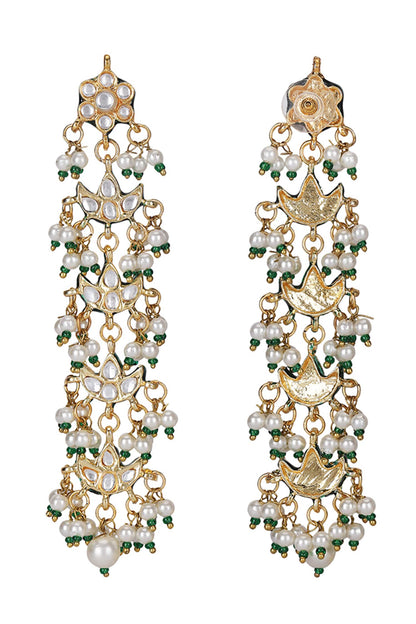 Kundan Bead Embellished Necklace Set 