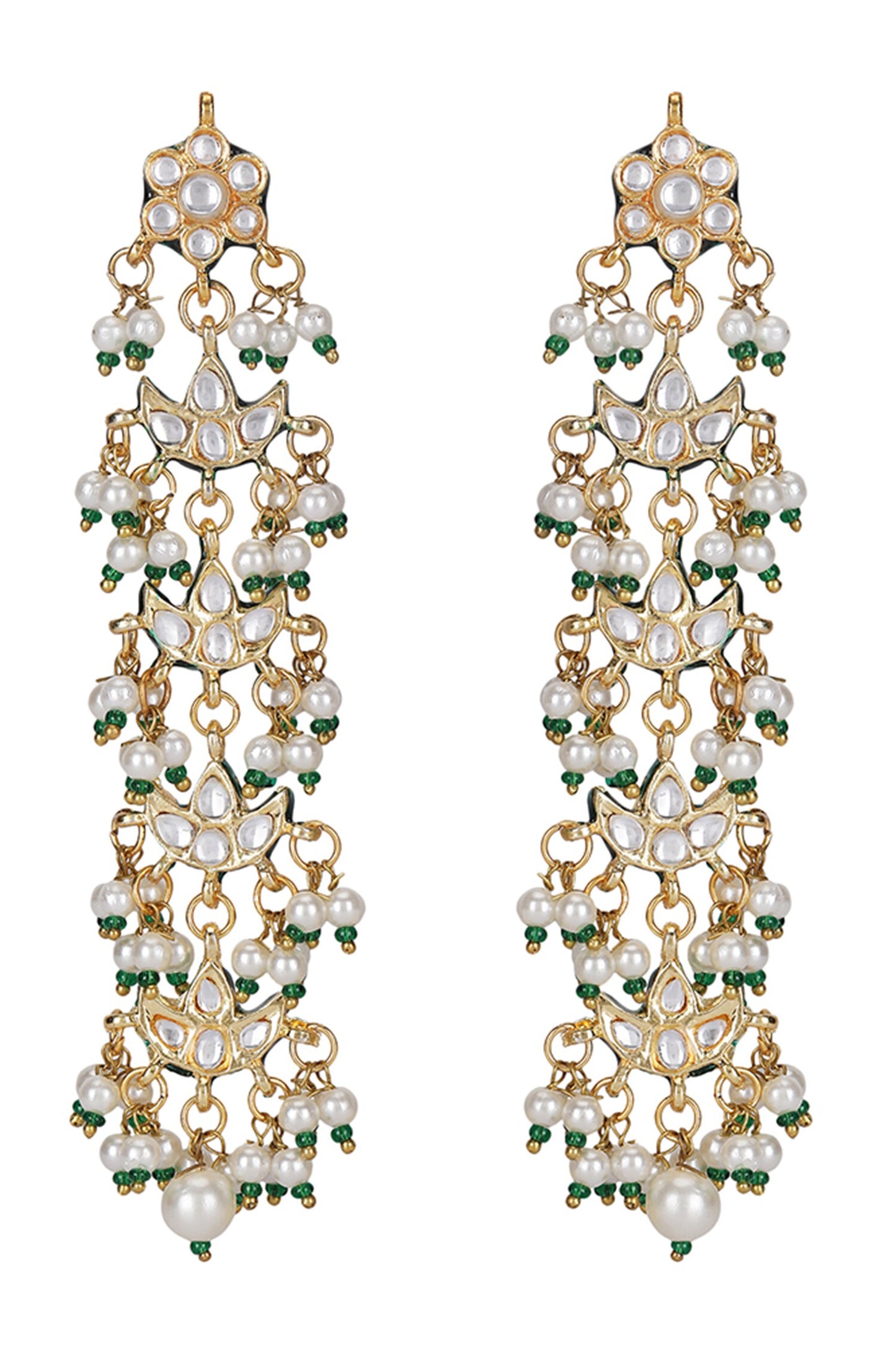 Kundan Bead Embellished Necklace Set 