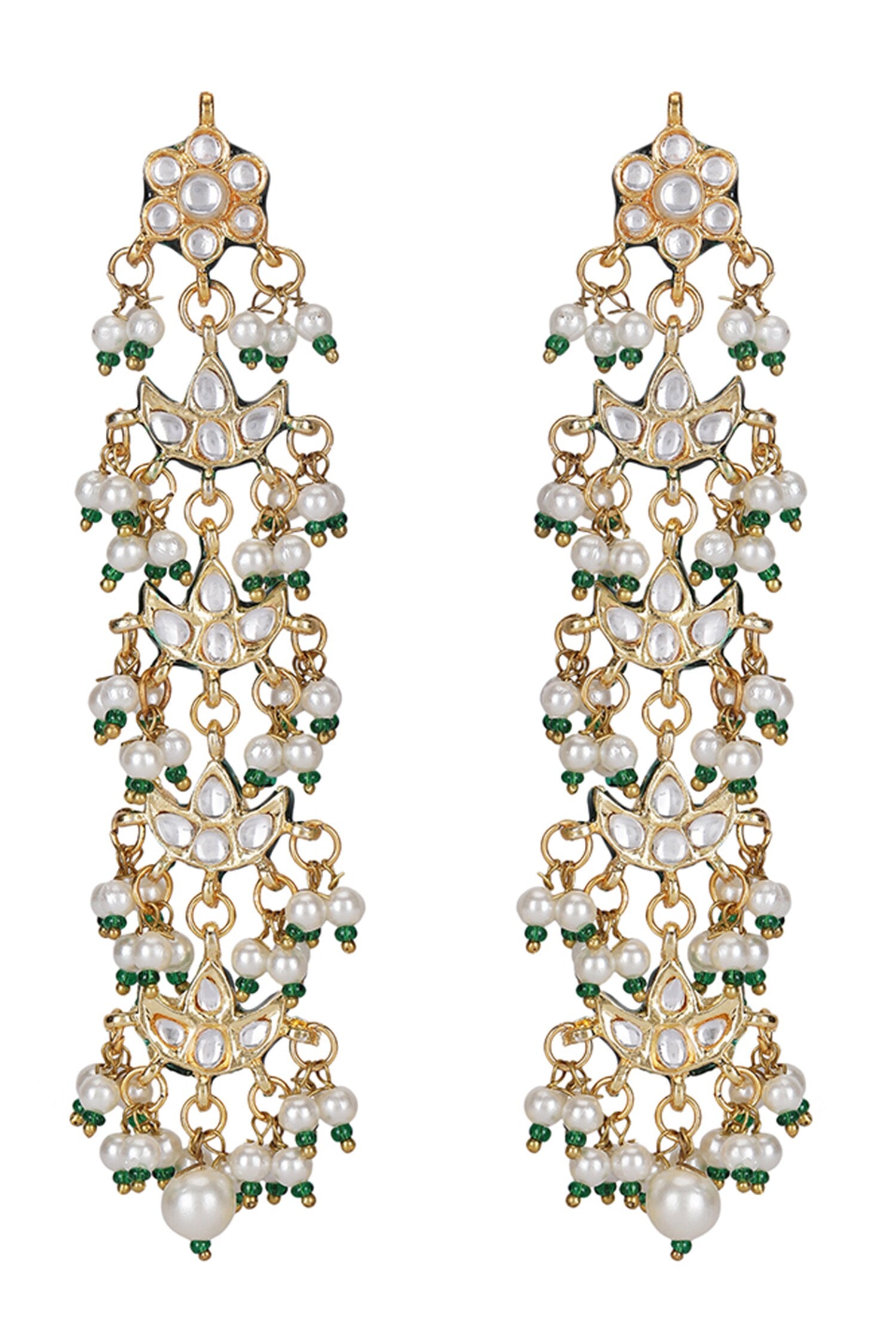 Kundan Bead Embellished Necklace Set 