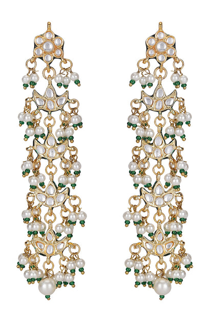 Kundan Bead Embellished Necklace Set 