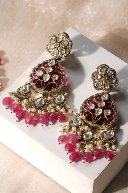 Crest Bloom Necklace Set 