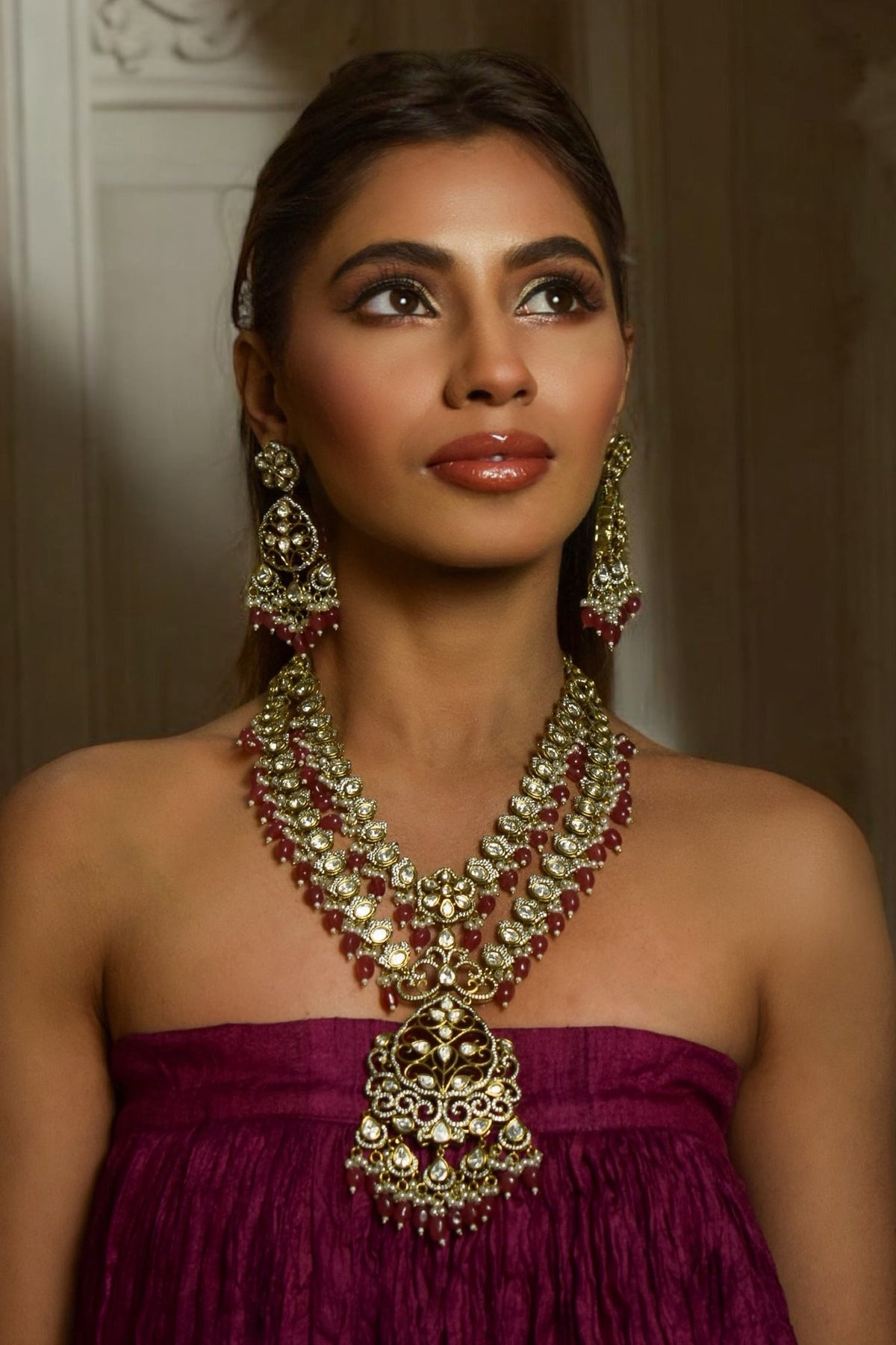 Crest Bloom Necklace Set 