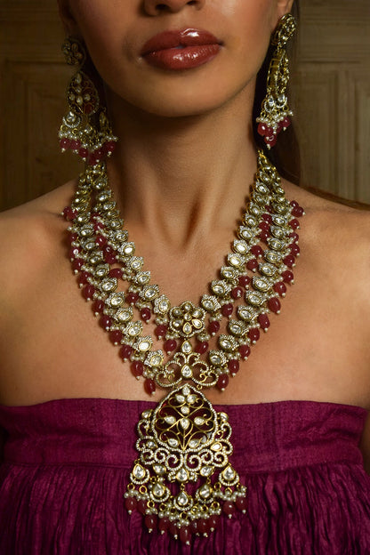 Crest Bloom Necklace Set 