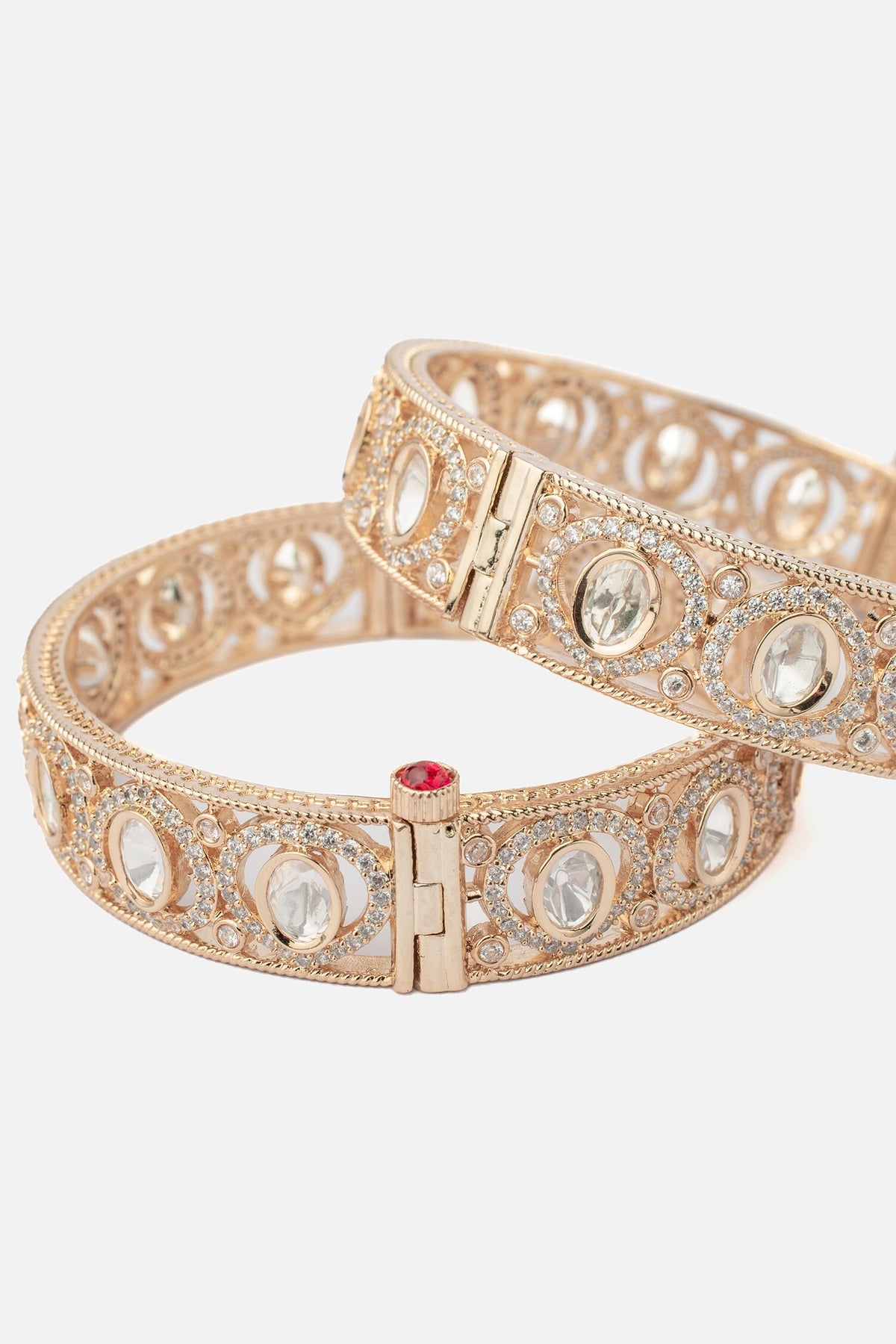 Circlet Stone Embellished Bangles 