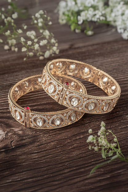 Circlet Stone Embellished Bangles 