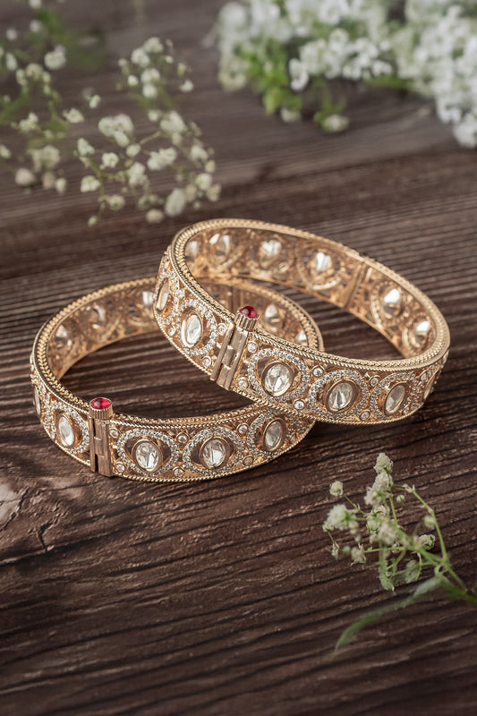 Circlet Stone Embellished Bangles 