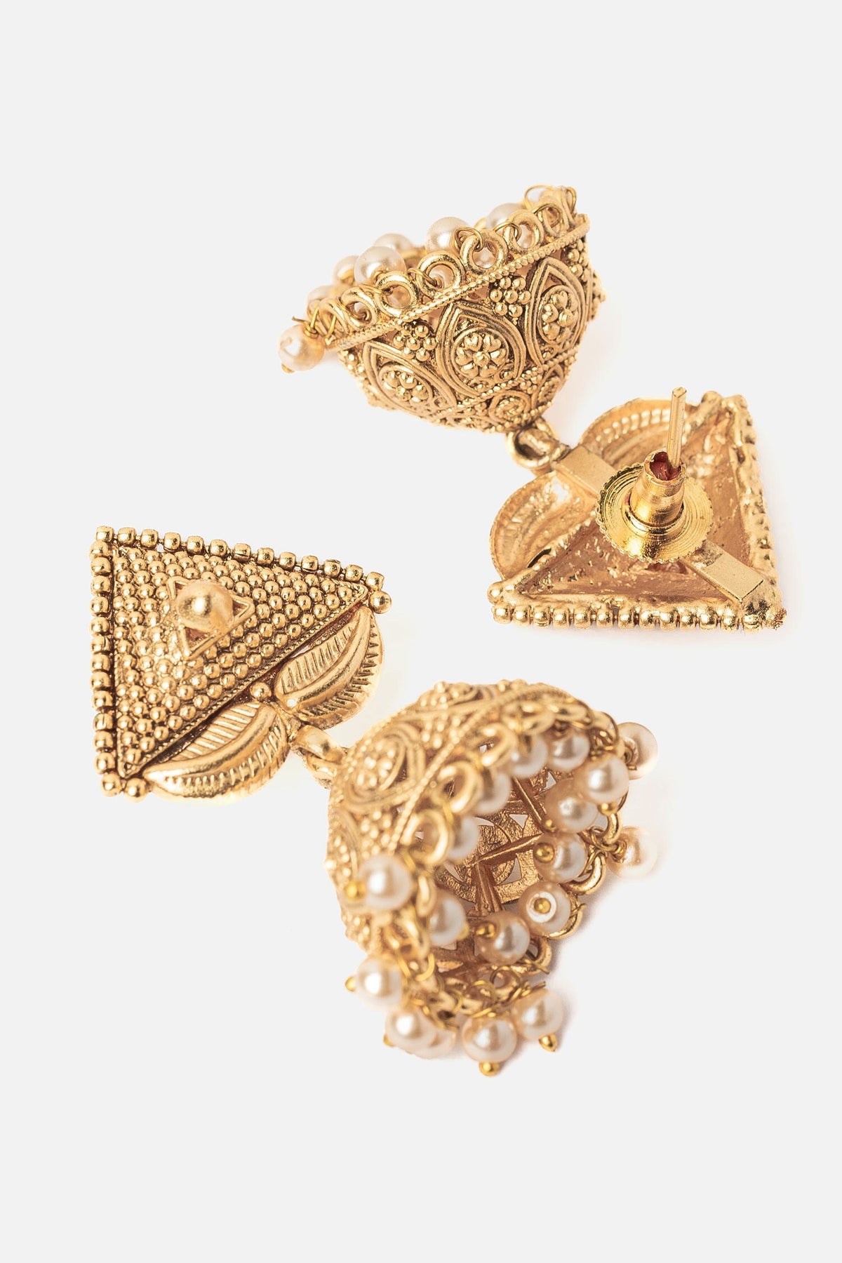 Phool Vine Carved Necklace Set 