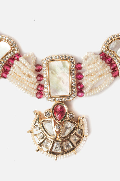 Crescent Necklace Set 