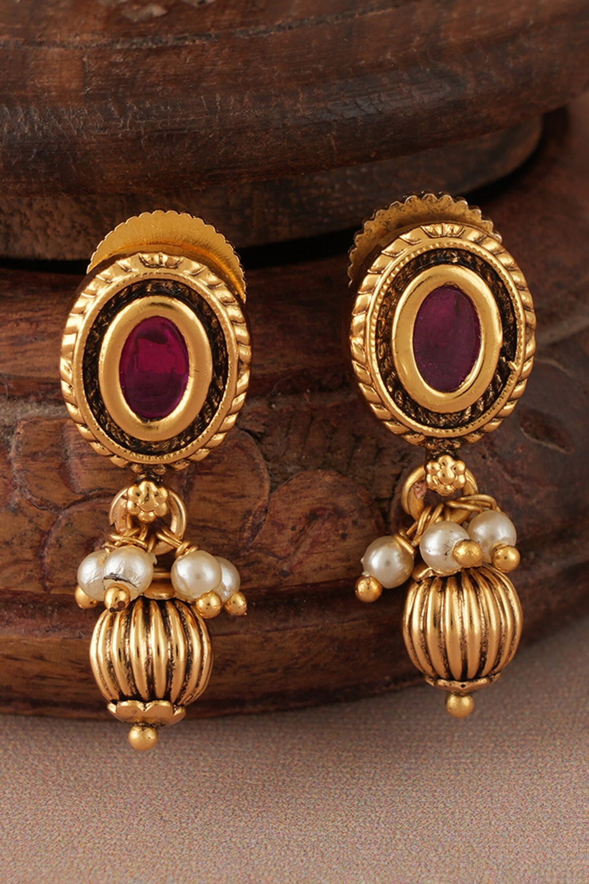 Antique Gold Mangalsutra Set 