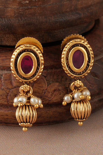 Antique Gold Mangalsutra Set 