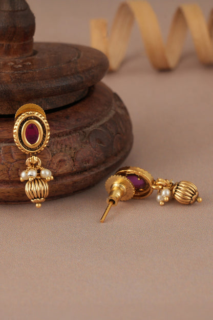 Antique Gold Mangalsutra Set 