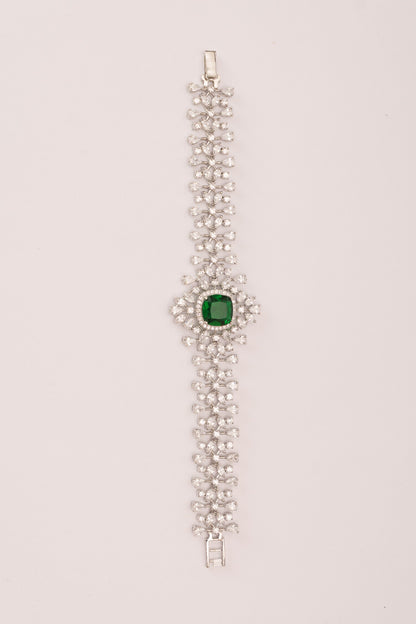 Emerald Embellished Bracelet 