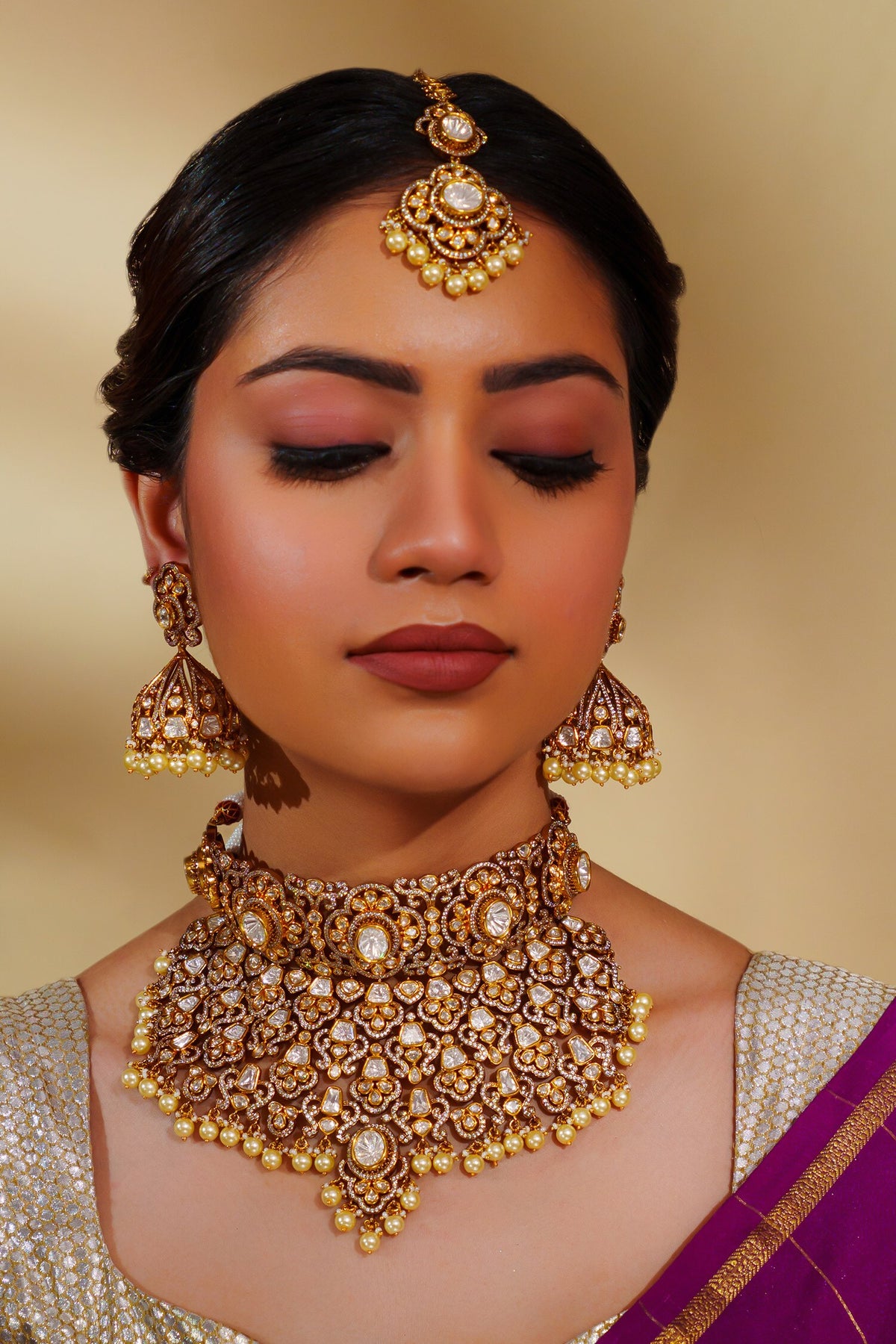 Kundan Necklace Set 