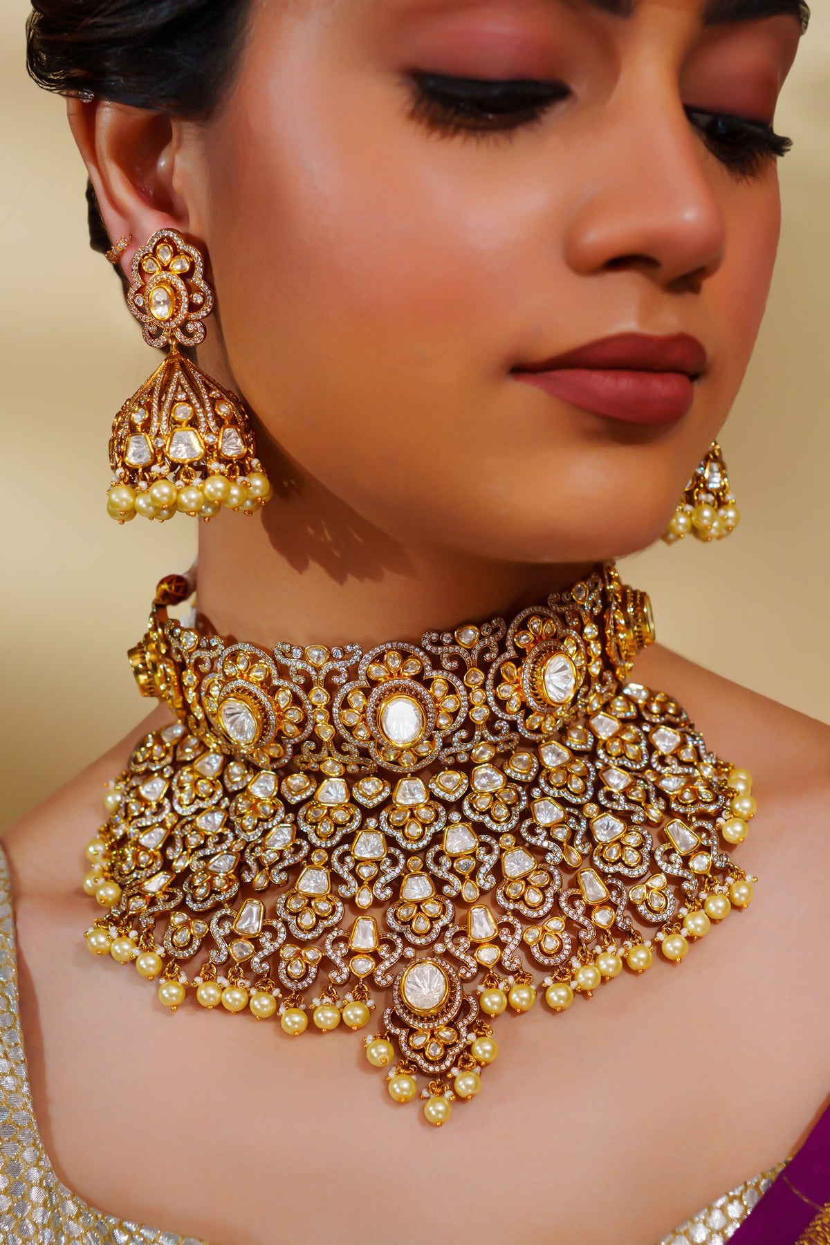 Kundan Necklace Set 