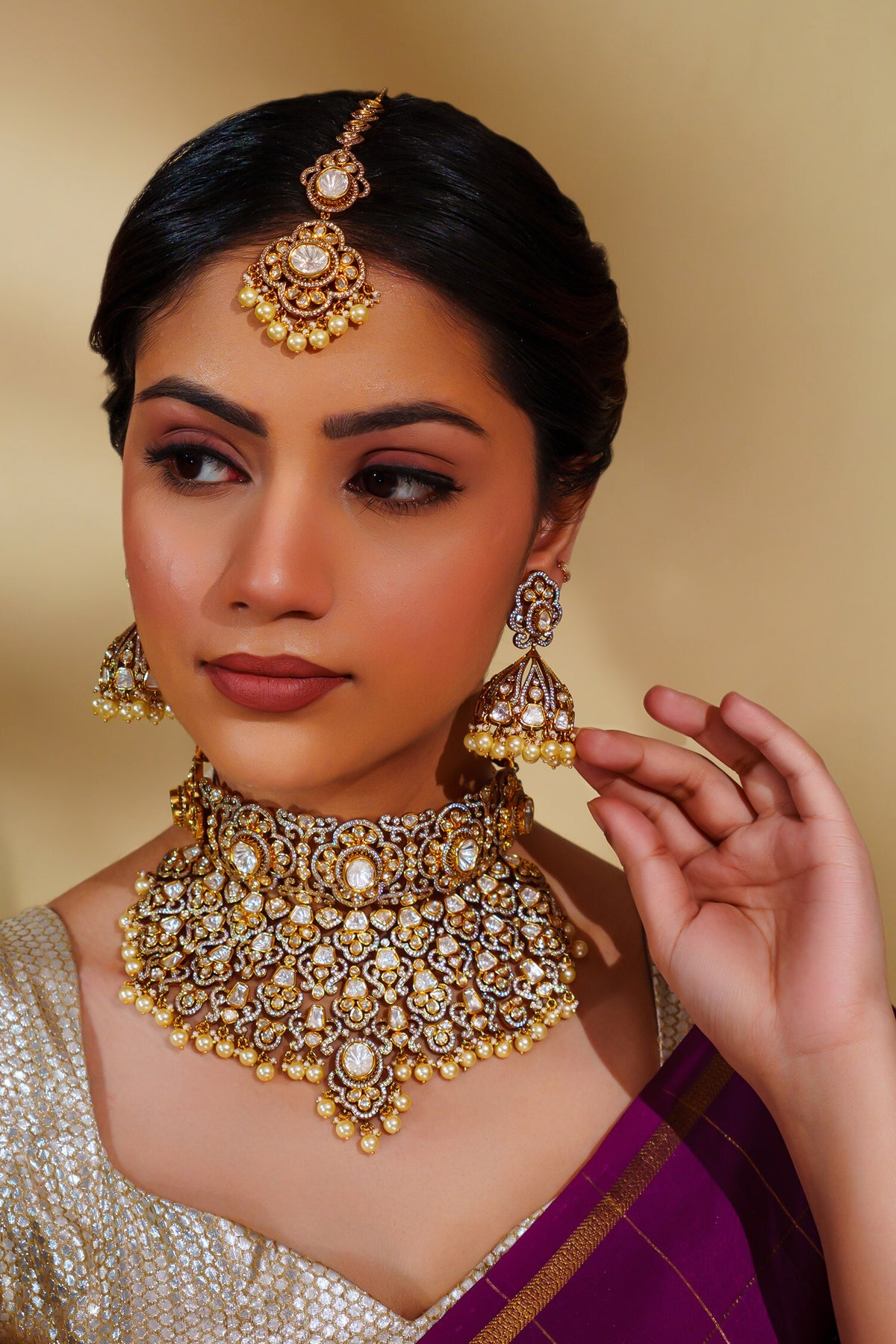 Kundan Necklace Set 