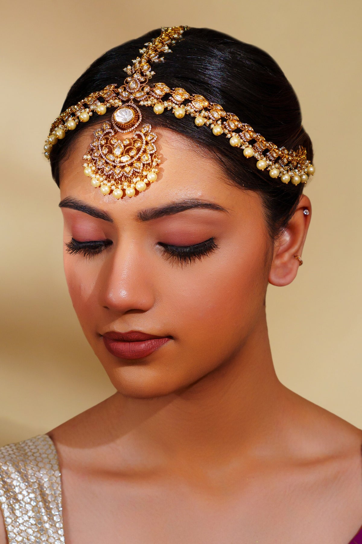 Kundan Polki Mathapatti  