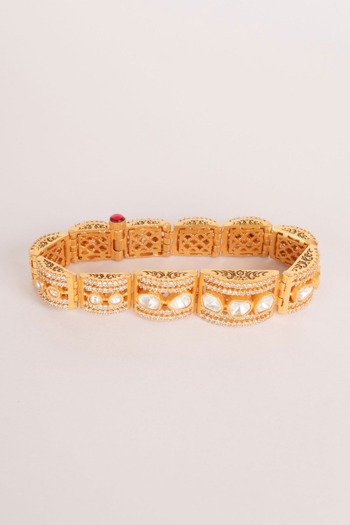 Moissanite Kada Bracelet 