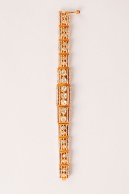 Moissanite Kada Bracelet 