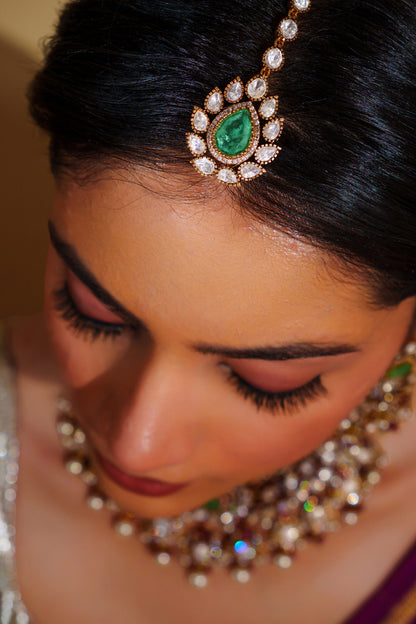 Dramatic Kundan Necklace Set 