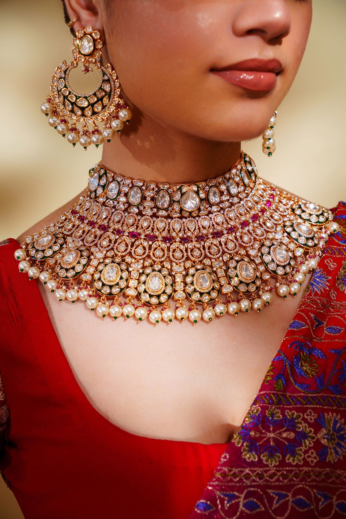 Kundan Necklace Set  