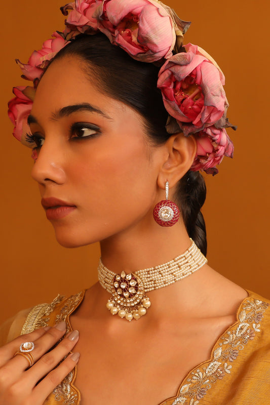 Polki Bali Earrings 