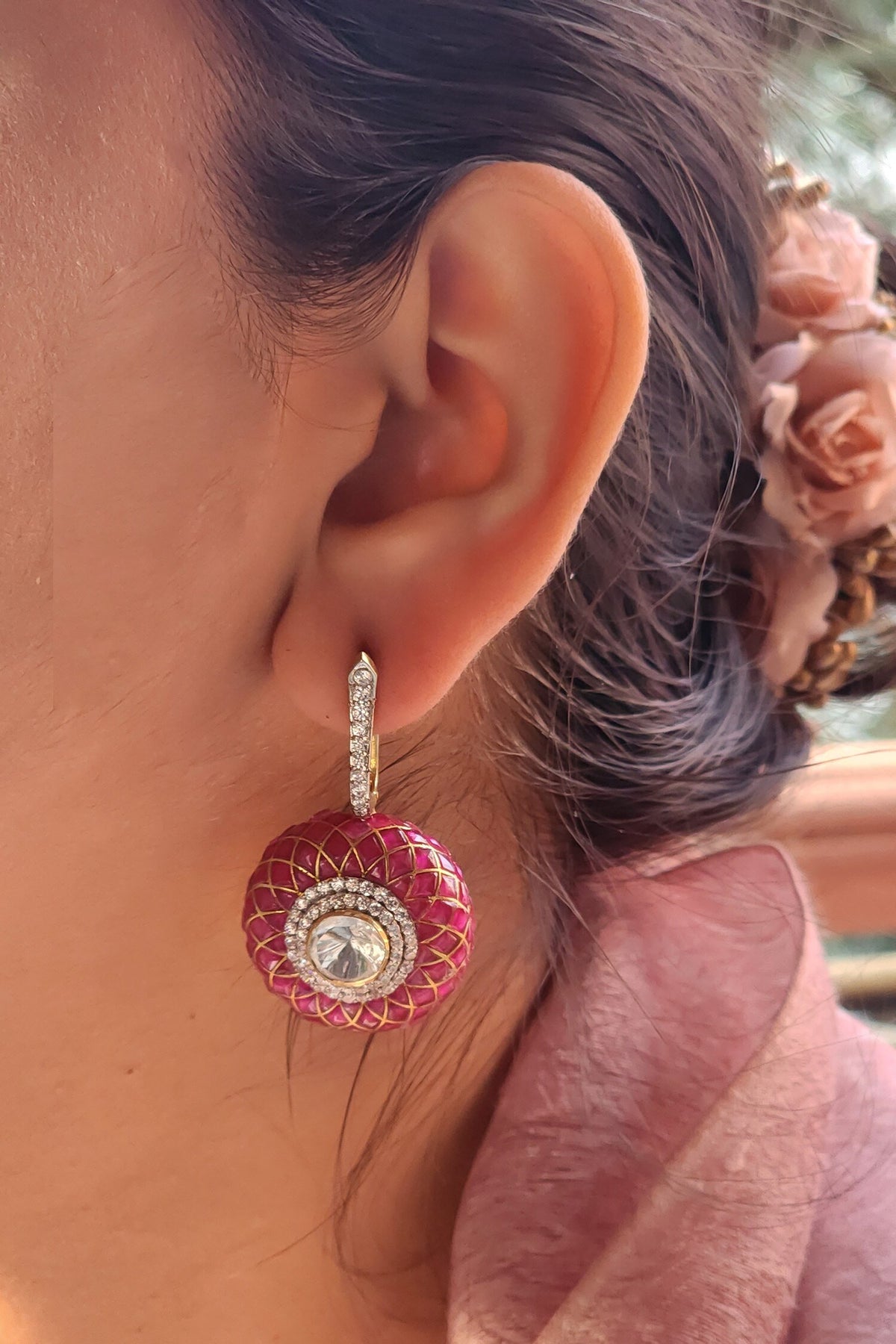 Polki Bali Earrings 