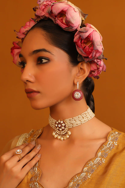 Marquise Polki Ring 