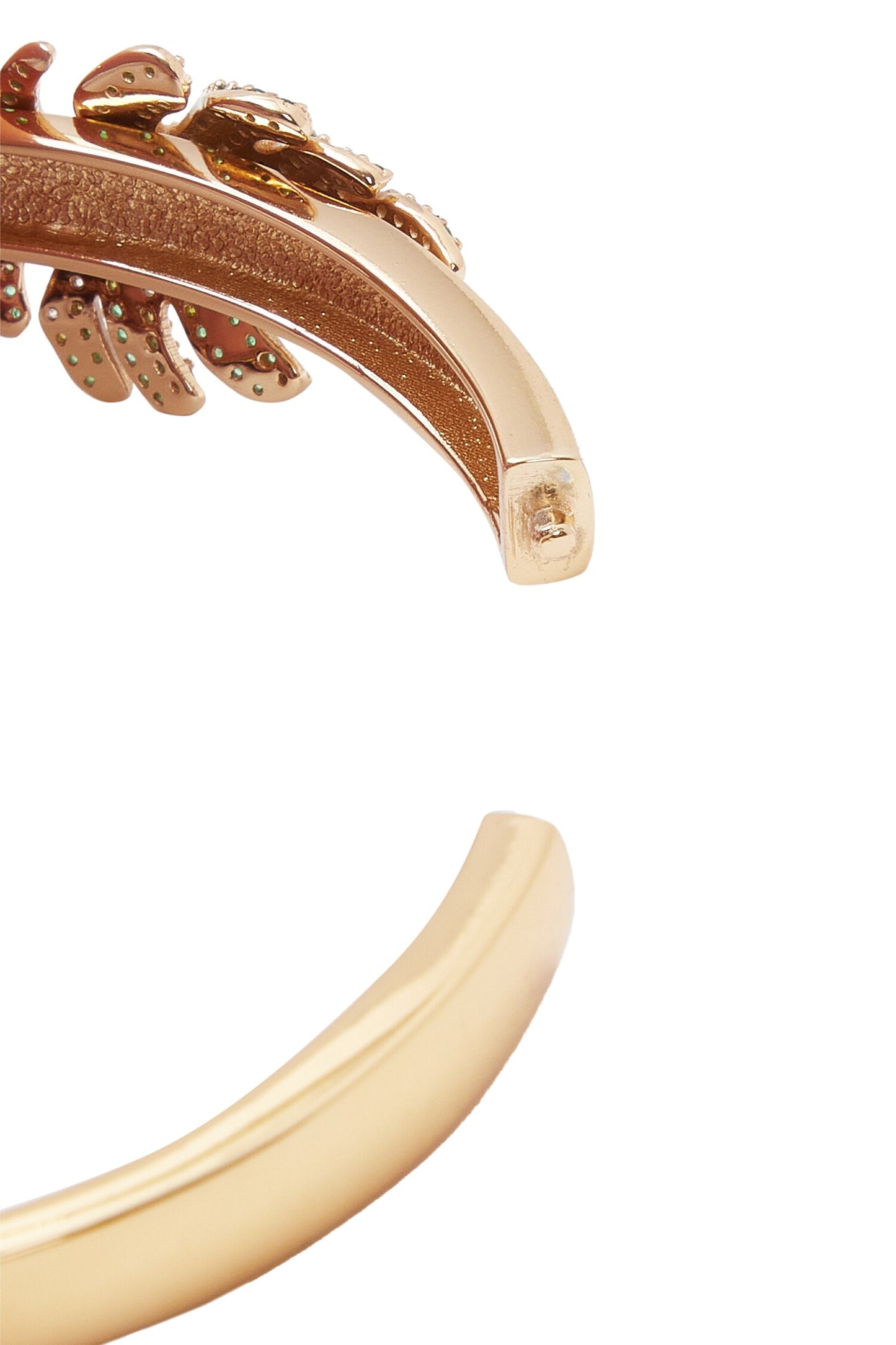 Floral Stone Embellished Bangle 
