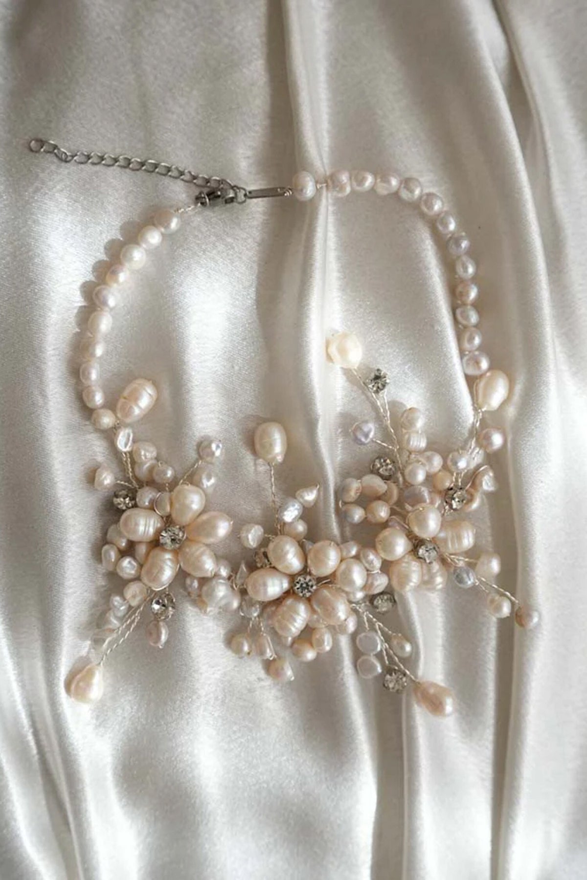 Ocean Mist Pearl Choker Necklace 