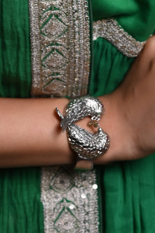 Love Bird Silver Bracelet 