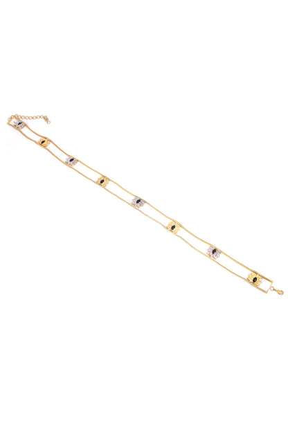 Lotus Pattern Gold Kamarbandh 