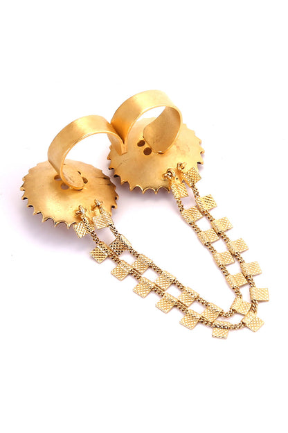 Gold Plated Designer Ring 