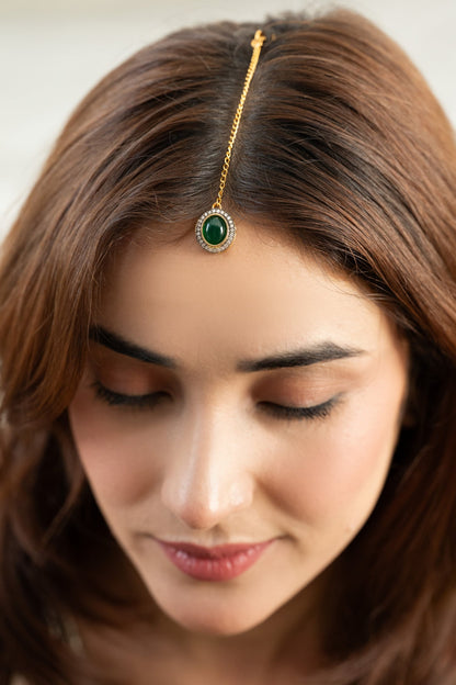Green Stone Maangtikka 