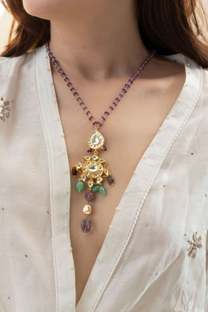 Kundan Pendant Necklace 