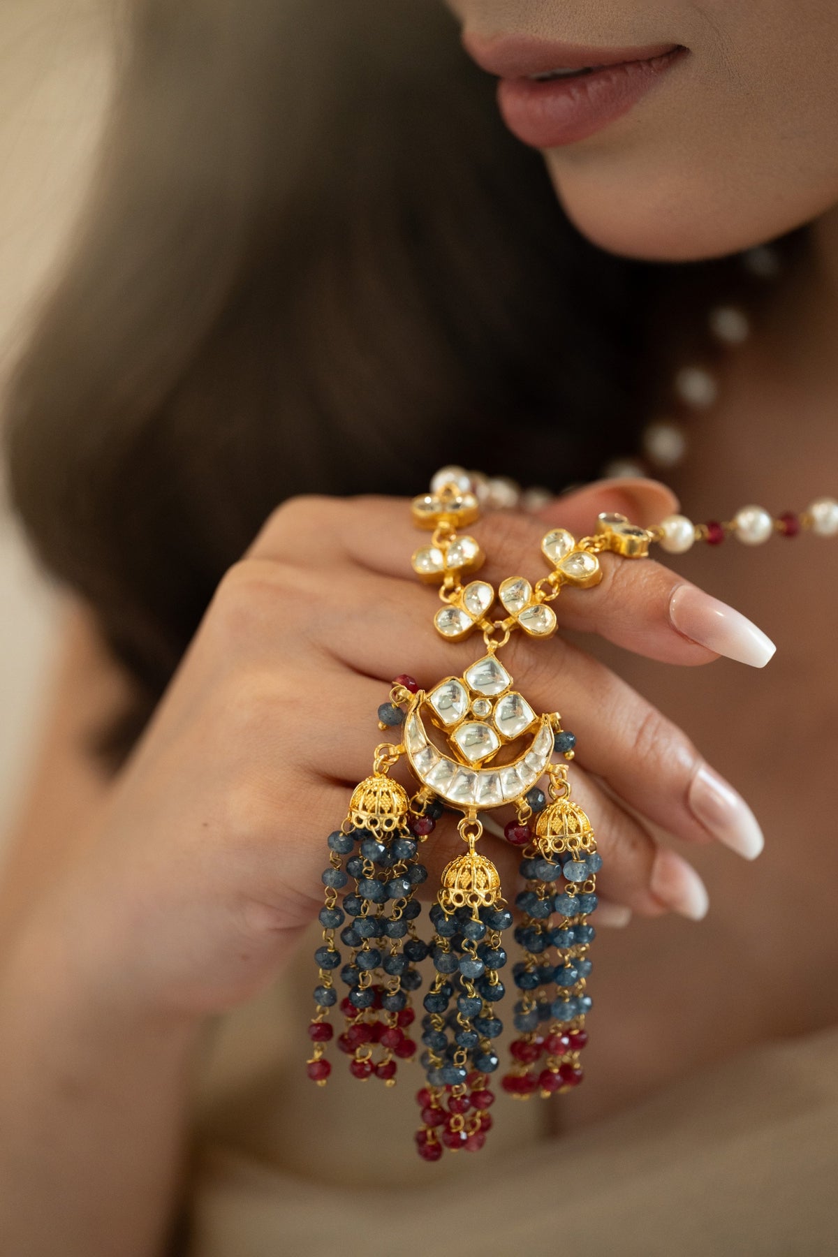 Kundan Pendant Necklace 