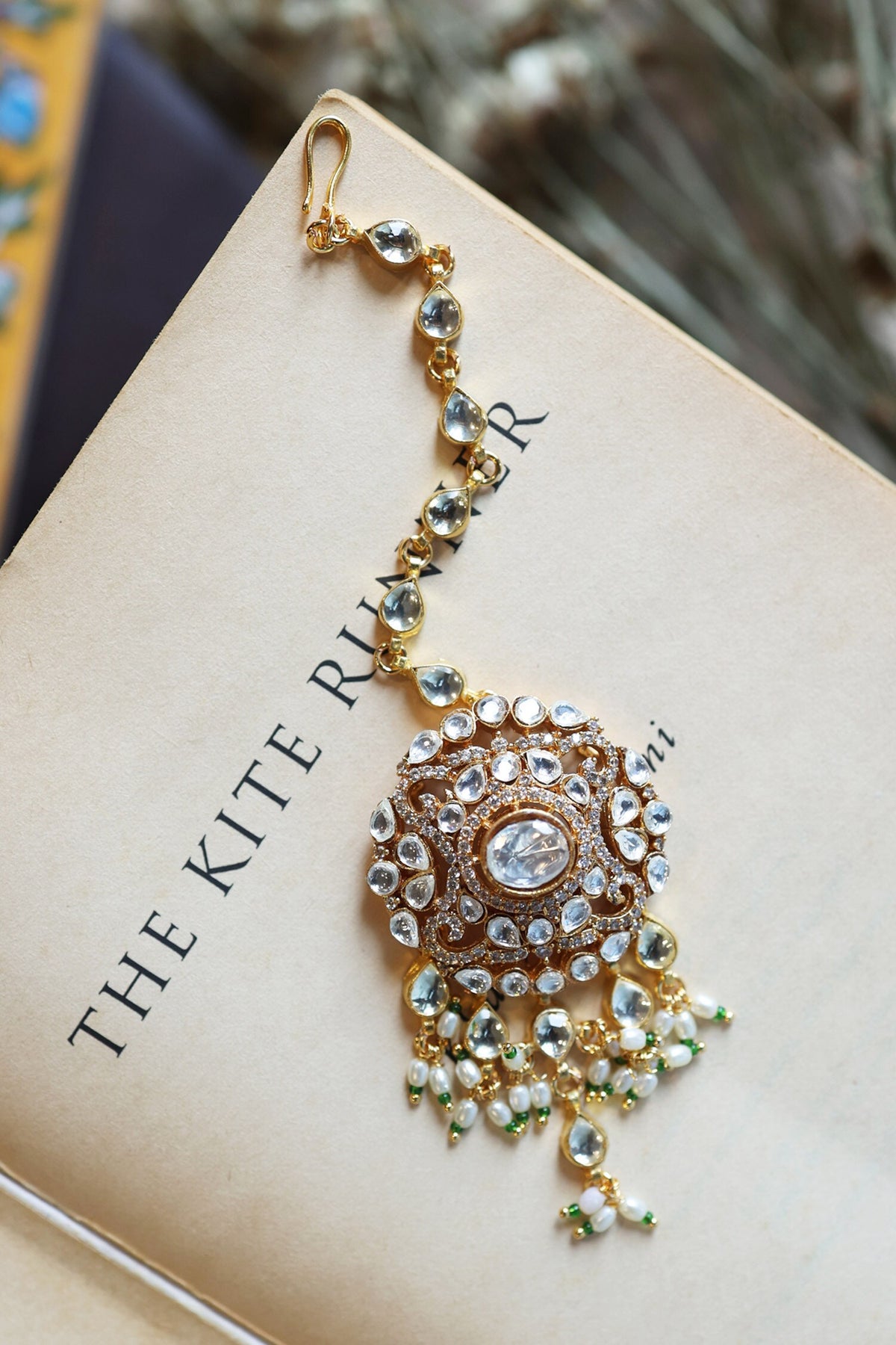 Kundan & Polki Maangtikka 