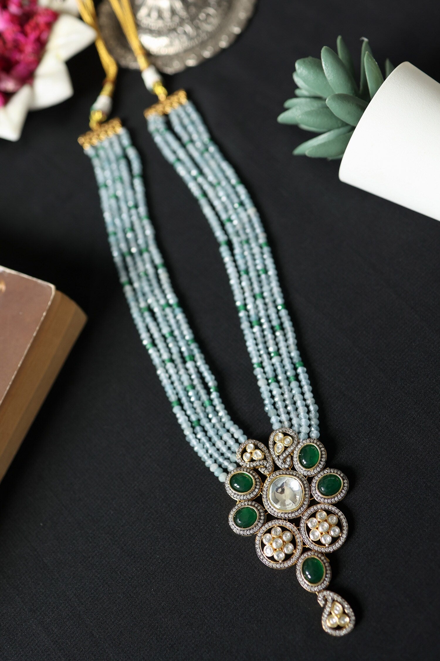 Polki Pendant Necklace 