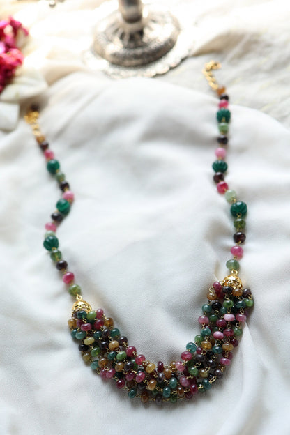 Layered Multi Color Necklace 