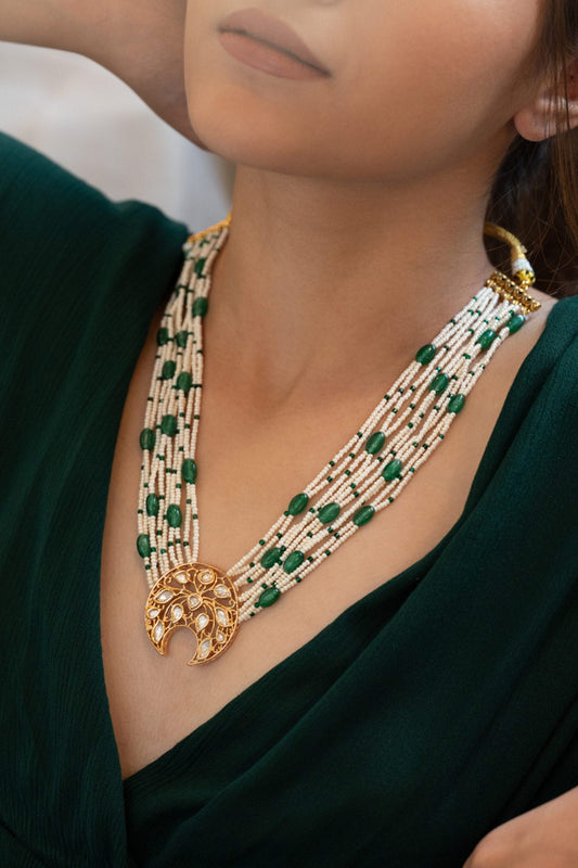 Polki Pendant Necklace 