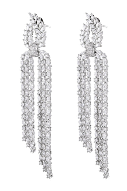 Diamond Shoulder Duster Earrings 