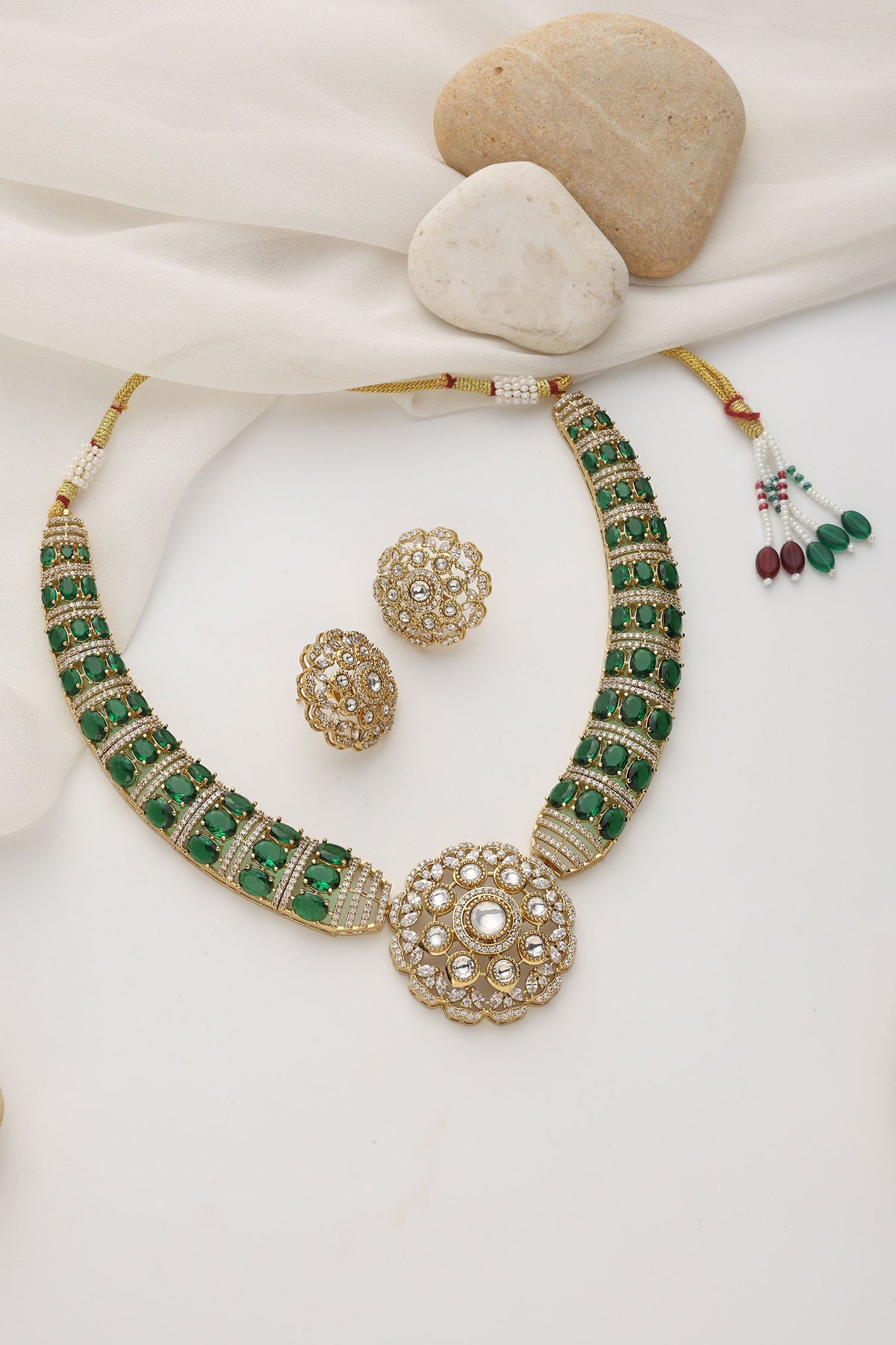 Polki Hasli Necklace Set 