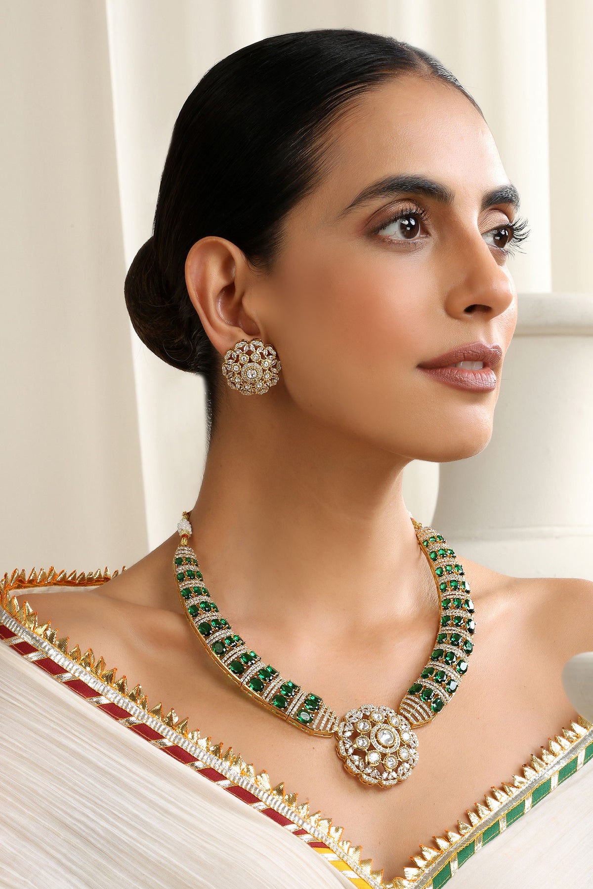 Polki Hasli Necklace Set 