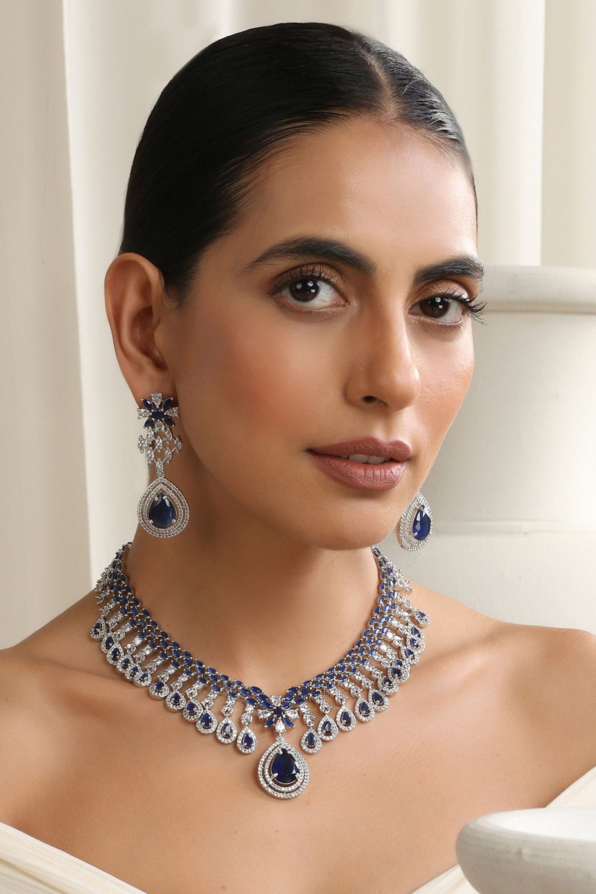 Zirconia Necklace Set 
