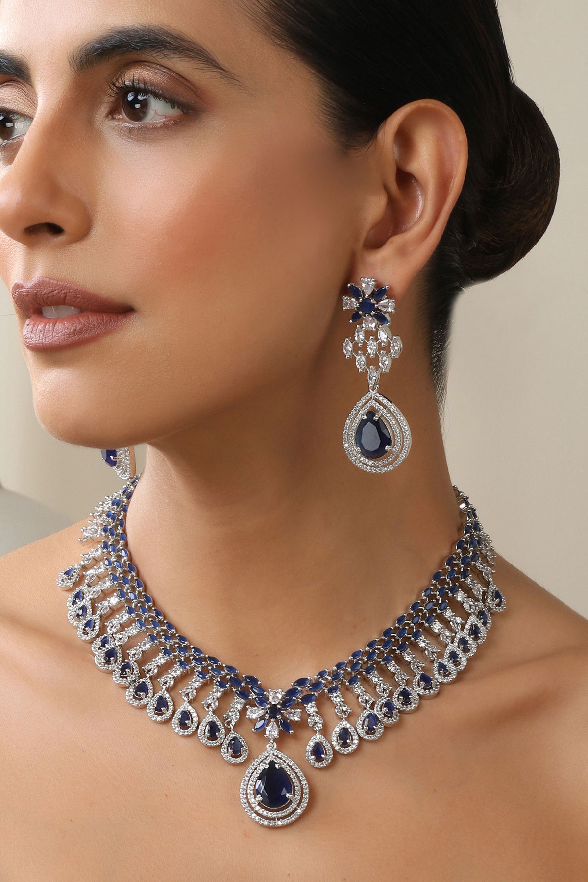 Zirconia Necklace Set 